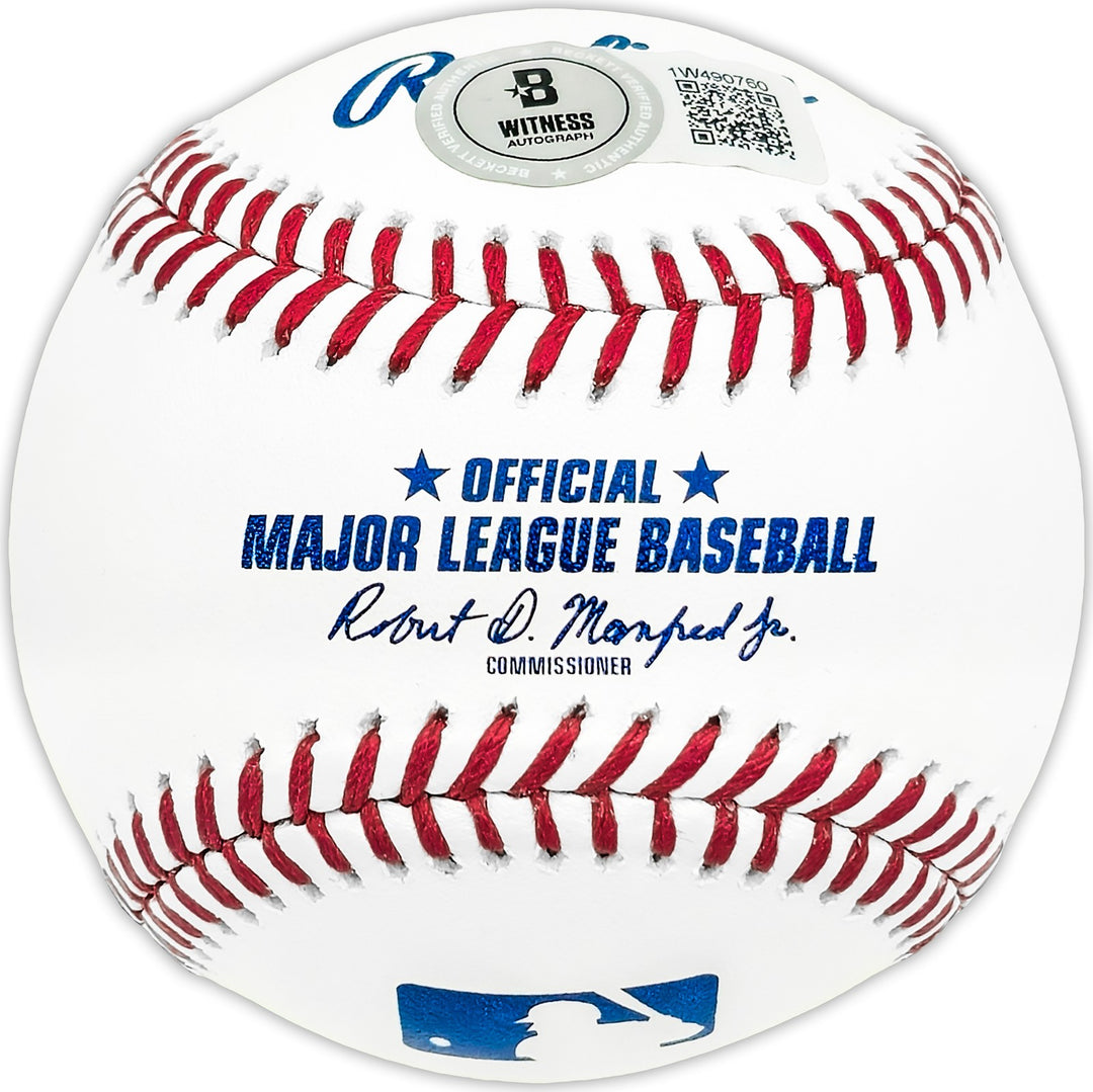 Sebastian Walcott Signed MLB Baseball Texas Rangers Full Name Beckett Wit