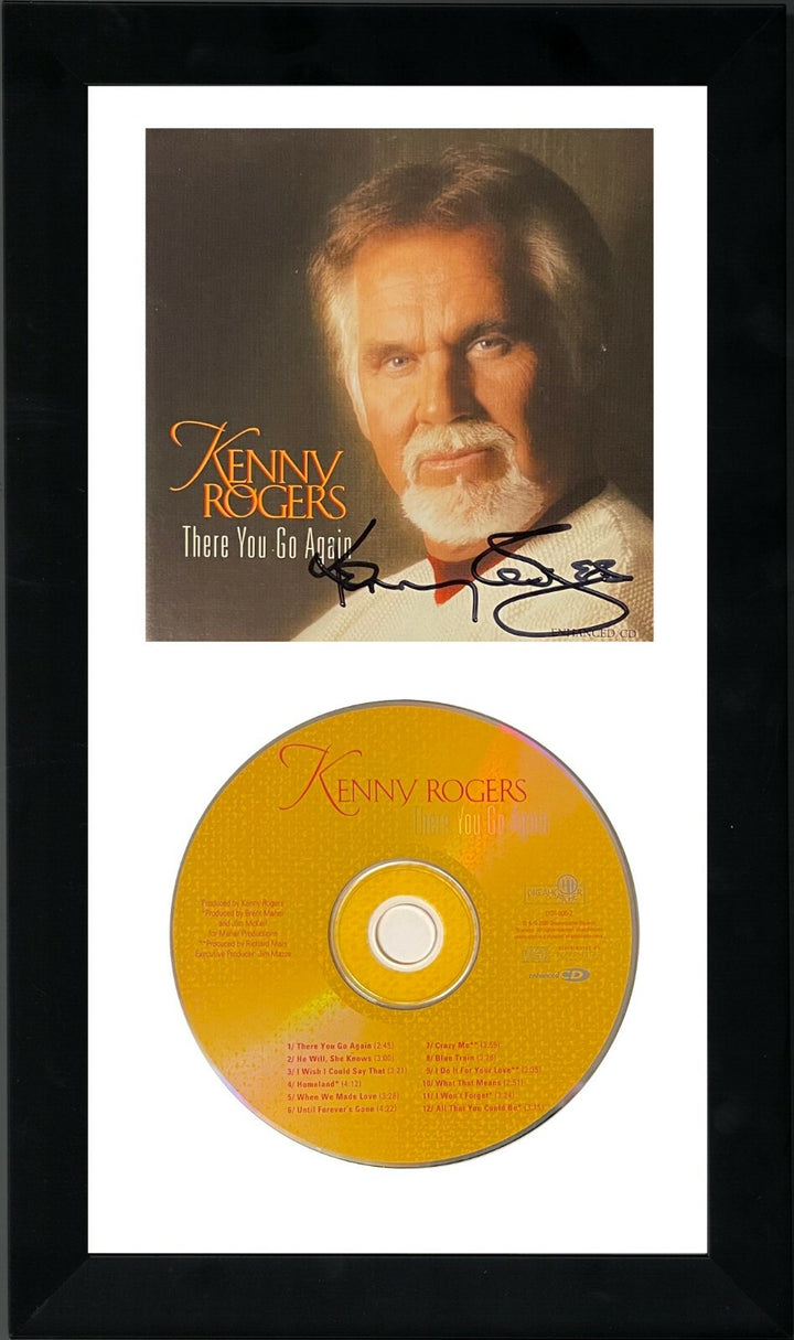 Kenny Rogers signed 2000 There You Go Again Album Cover w/ CD - 6.5x12 - Beckett