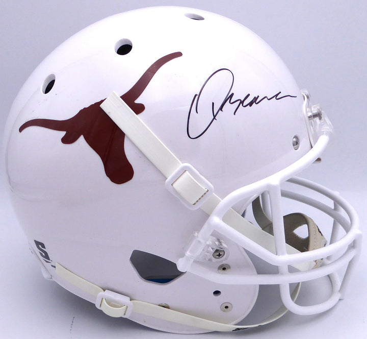 Quinn Ewers Auto White Full Size Replica Helmet Texas Longhorns Beckett #WT22502