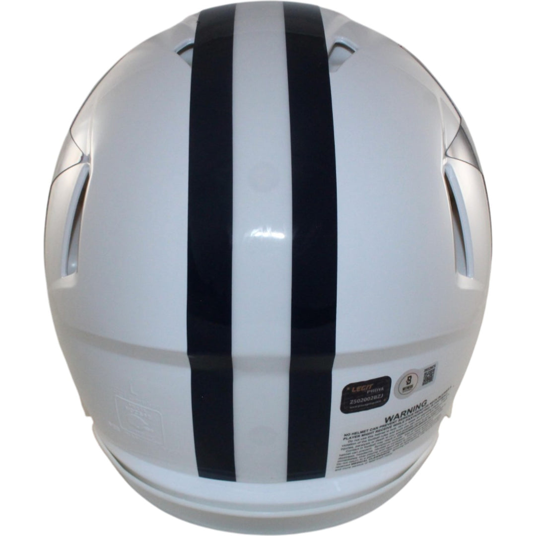 Emmitt Smith Autographed Dallas Cowboys Authentic TB Helmet Beckett WIT 55280