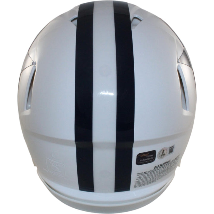 Emmitt Smith Autographed Dallas Cowboys Authentic TB Helmet Beckett WIT 55280