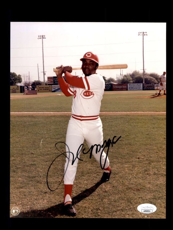 Joe Morgan JSA Cert Signed  8x10 Photograph Autograph Reds