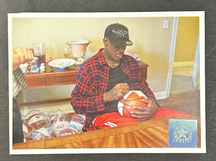 Dennis Rodman Signed Spalding Hall of Fame Basketball HOF 2011 Auto LE Bulls COA