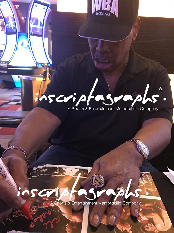 Leon Spinks Signed 8x10 Inscribed "Ali Who?" COA Inscriptagraphs 8x Muhammad