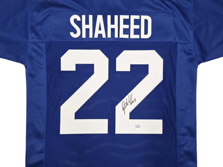 Seattle Seahawks Rashid Shaheed Autographed Blue Jersey MCS Holo