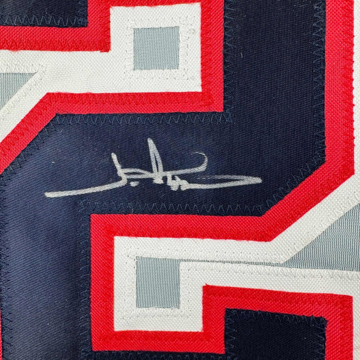 Autographed/Signed Jim Abbott California Angels Grey Jersey Beckett Holo