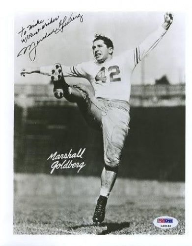 Marshall Goldberg Psa/dna Signed 8x10 Photo Autograph Authentic