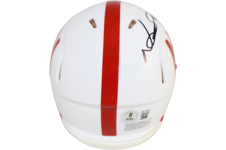 Ndamukong Suh Autographed Nebraska Cornhuskers Mini Helmet Beckett Witness 52796