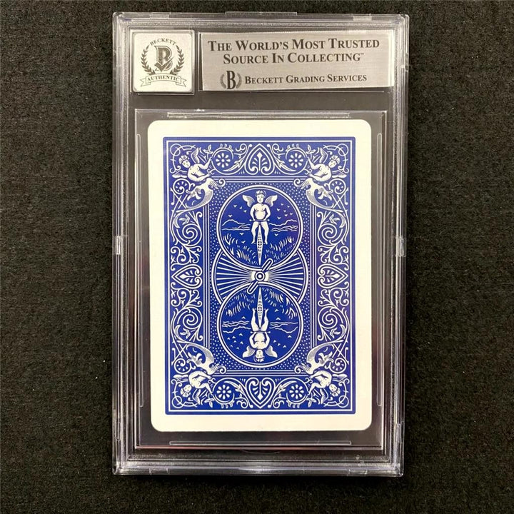 Phil Laak signed Jack of Hearts Playing Card Poker WSOP ~ Beckett BAS 10 Auto