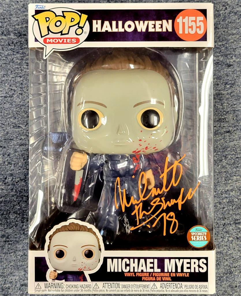 Nick Castle signed Michael Myers 10" Specialty Series Funko Pop! Figure auto BAS