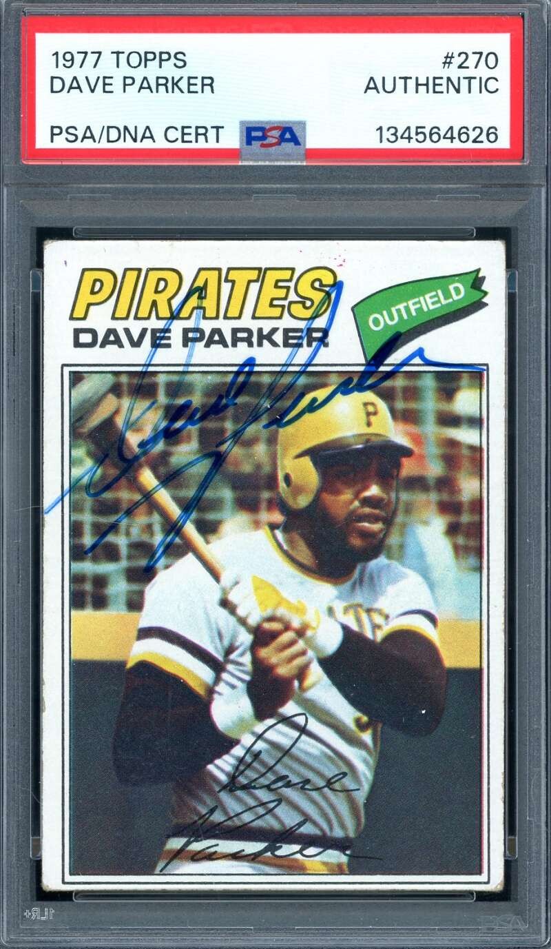 Dave Parker PSA DNA Signed 1977 Topps Autograph