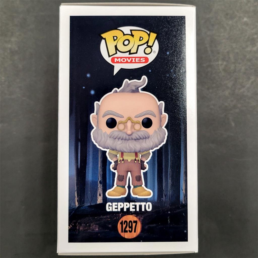 Guillermo Del Toro signed Pinocchio Geppetto Funko Pop! ~ Beckett BAS Holo