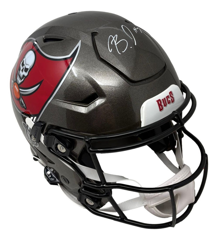 Bucky Irving Signed Tampa Bay Buccaneers FS Authentic SpeedFlex Helmet BAS