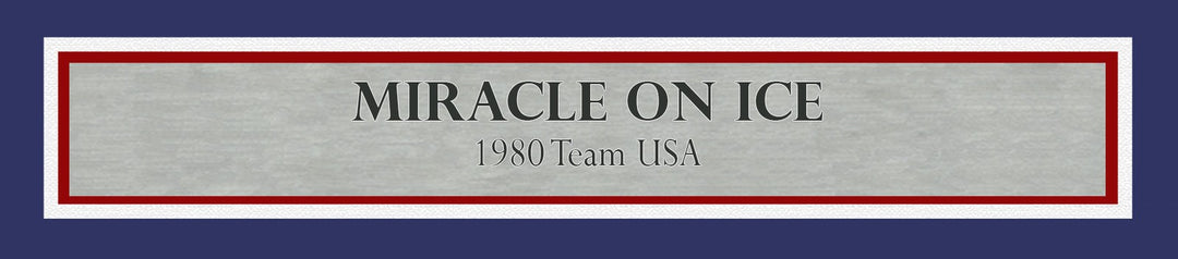 1980 USA Miracle on Ice Signed White Jersey "Do You Believe" 18 Sigs BAS Witness