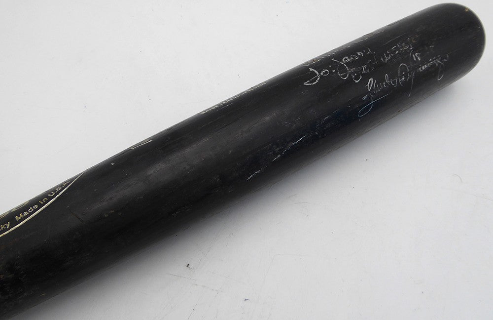Sandy Alomar Jr. Auto L Slugger P72 Bat Cleveland Indians "To Jason" Beckett