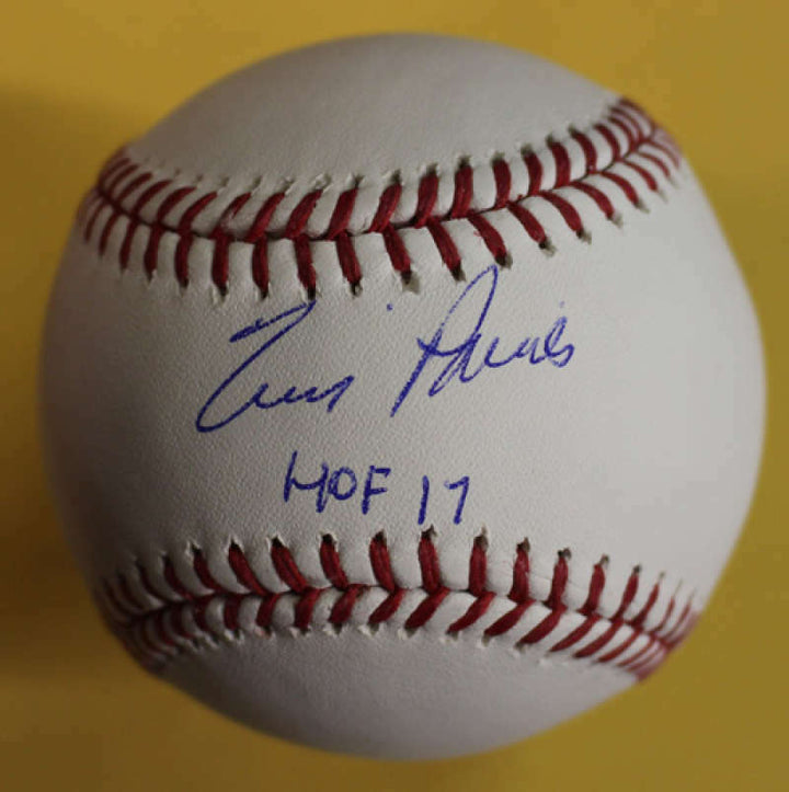 Tim Raines Autographed Chicago White Sox OML Baseball HOF SGC 21060