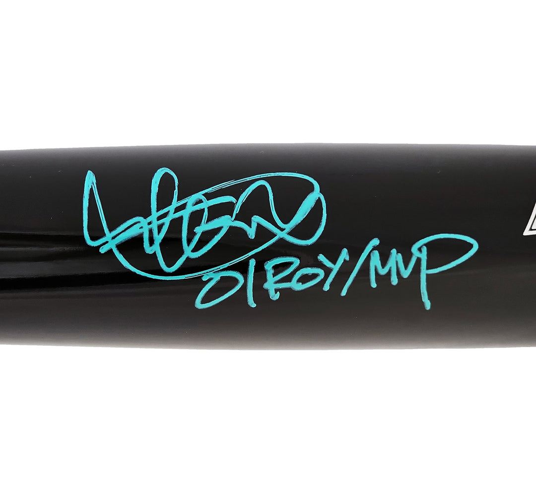 Ichiro Suzuki Signed Black Mizuno Player Model Bat Mariners "01 ROY/MVP" IS Holo