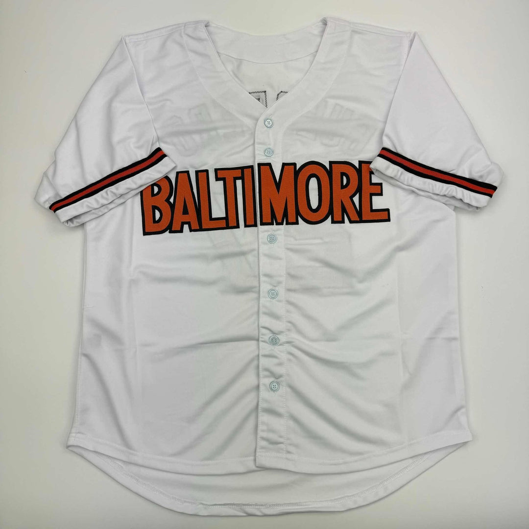 Autographed/Signed Vladimir Guerrero Baltimore White Jersey JSA COA