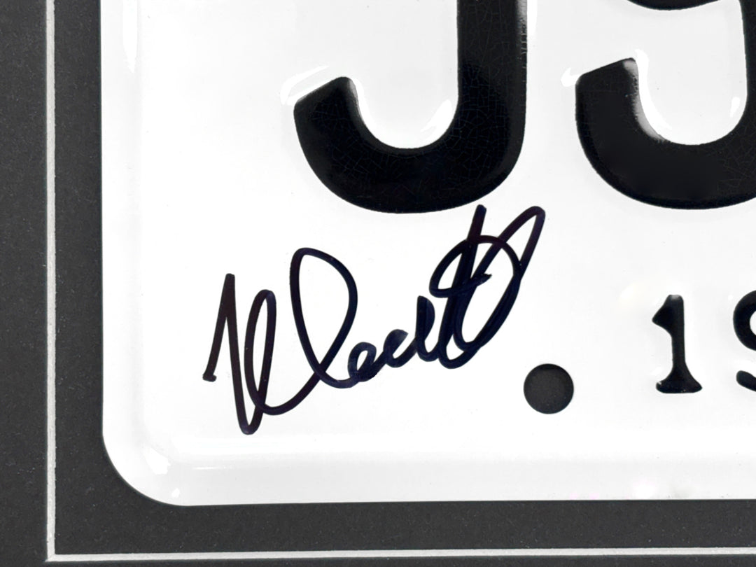 Nick Castle Autographed Michael Myers Halloween License Plate Framed JSA Signed