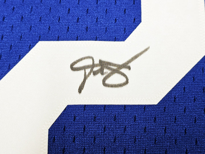 ABA Nets Julius Dr J Erving Auto Blue Mitchell Ness 73 Swingman Jersey 2X BAS