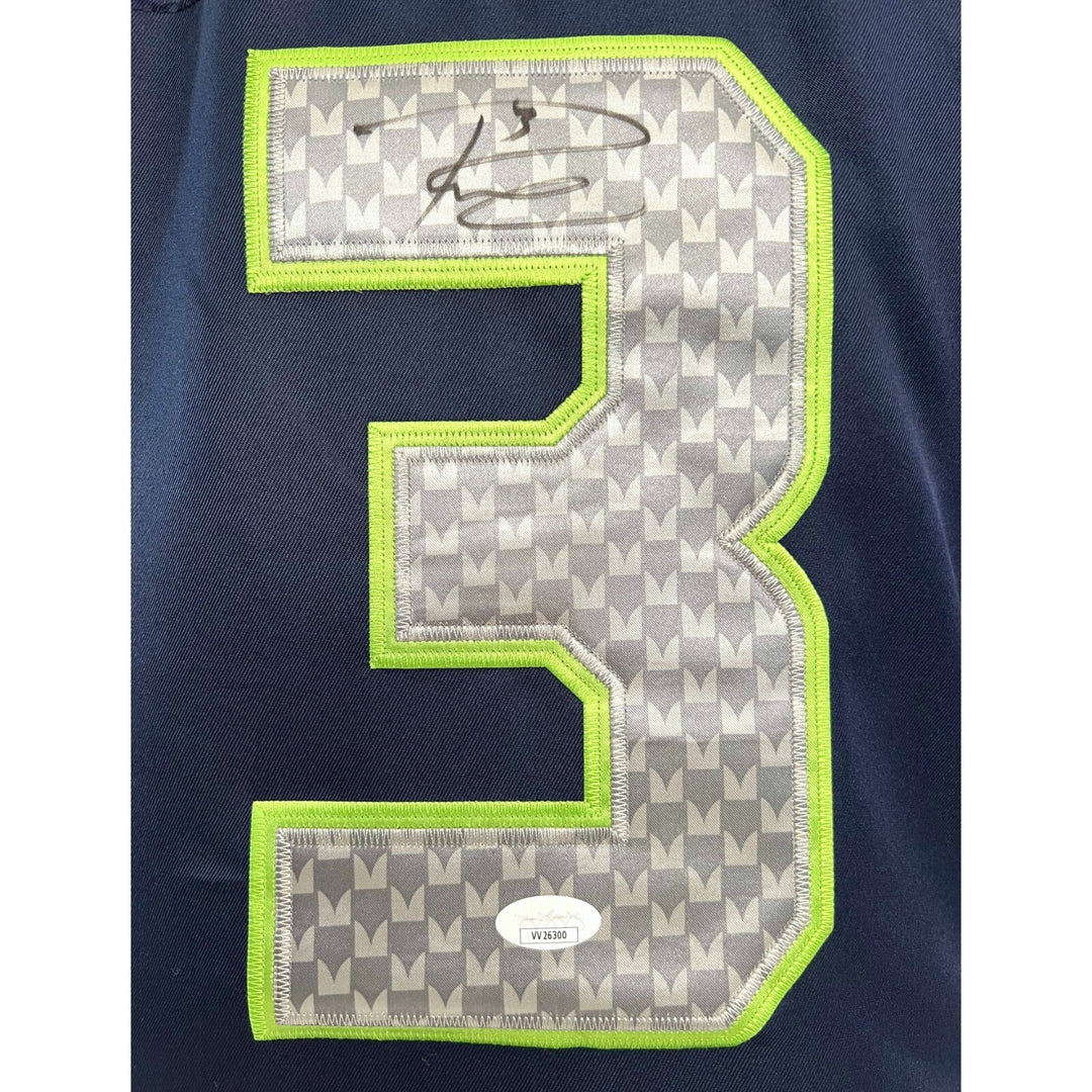 Russell Wilson Signed Jersey #3 Seattle Seahawks COA JSA Autographed Denver
