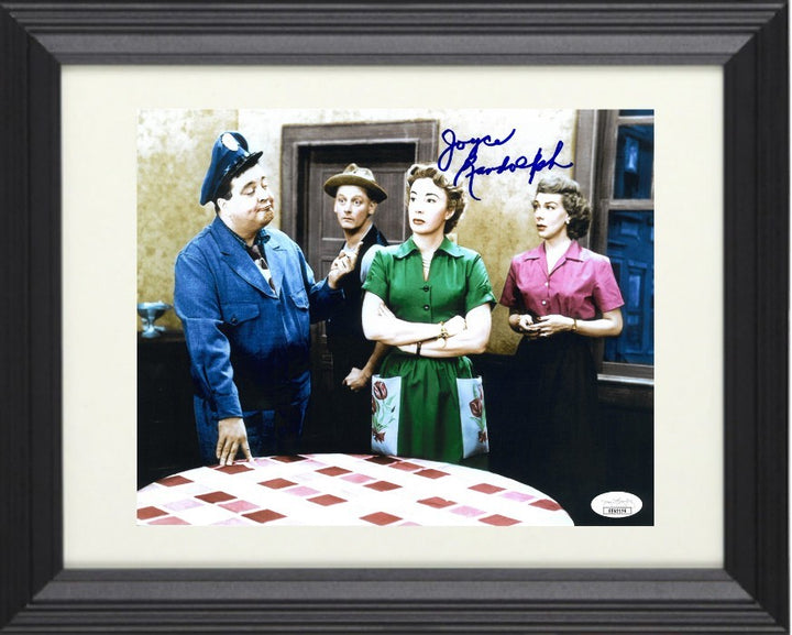 Joyce Randolph signed Honeymooners Trixie Norton 8x10 Photo Framed (Gleason)-JSA