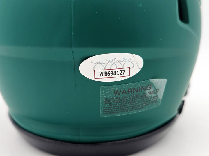 Darius Slay Jr. Signed Philadelphia Eagles Rave Green Speed Mini Helmet JSA