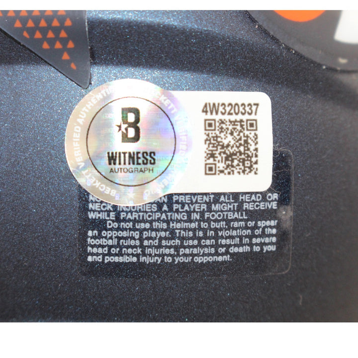 Patrick Surtain Autographed Denver Broncos Mini Helmet Beckett Witness 54660