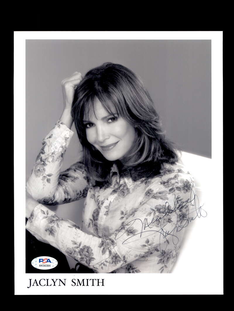 Jaclyn Smith PSA DNA Certa Signed 8x10 Photo Autograph