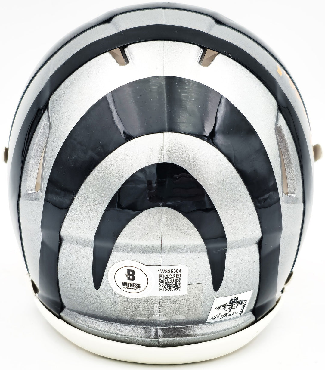 Ja'Marr Chase Signed Cincinnati Bengals Flash Gray Speed Mini Helmet Beckett Wit