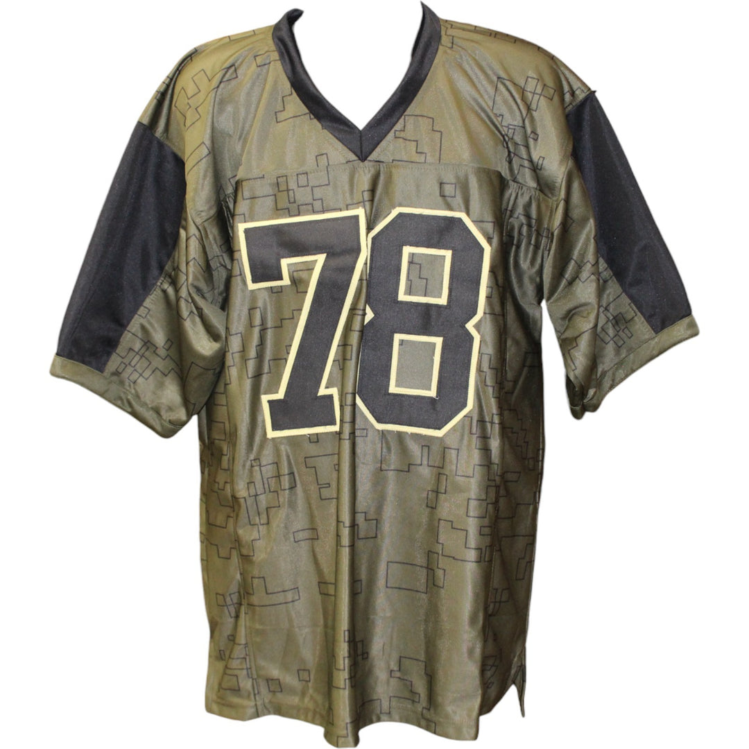 Anthony Munoz Autographed Pro Style Salute XL Jersey Beckett Witness 51673