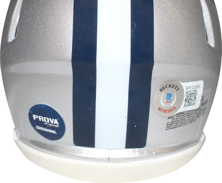 Dat Nguyen Autographed/Signed Dallas Cowboys Spd Mini Helmet Beckett 40698