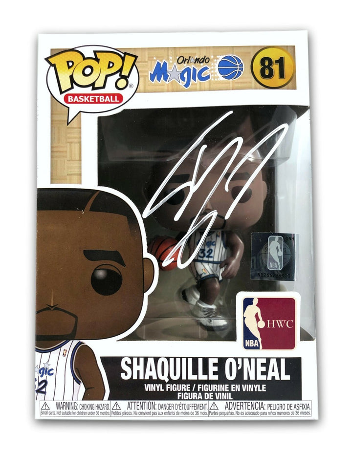 Shaquille O'Neal Hand Signed Funko Pop JSA Authentic COA Orlando Magic Shaq