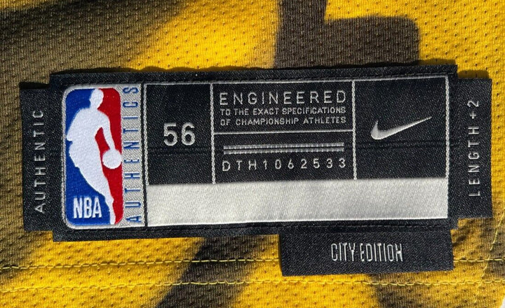 STEPHEN CURRY SIGNED WARRIORS CITY EDITION NIKE AUTHENTIC JERSEY PSA/DNA