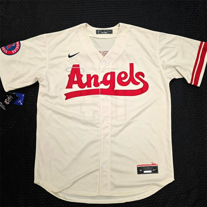 Logan O'Hoppe signed Angels City Connect Jersey autograph ~ Beckett BAS