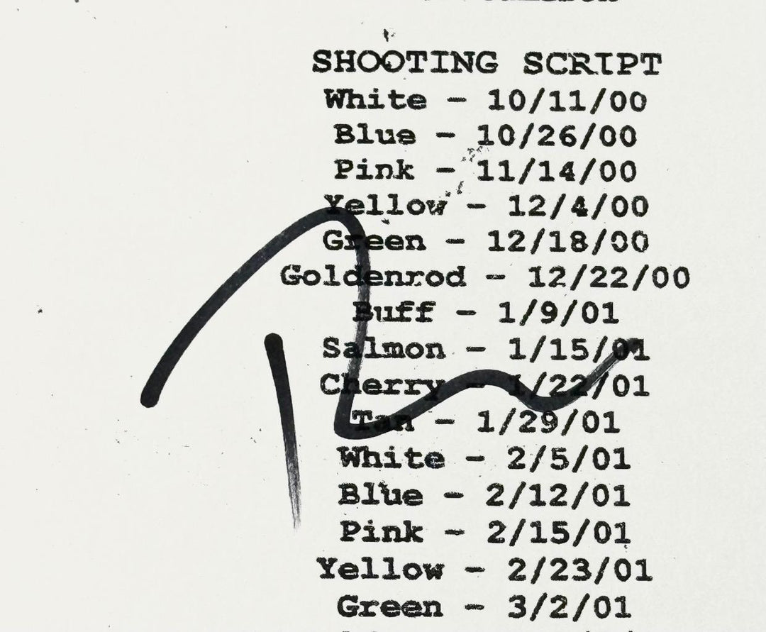 Tobey Maguire signed Spider-Man full movie script autograph ~ Beckett BAS (A)
