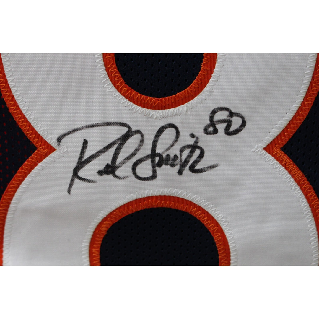 Rod Smith Autographed/Signed Pro Style XL Blue Jersey Beckett Witness 44682