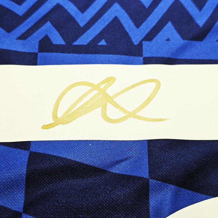 Chelsea F.C. Mason Mount Signed Blue Nike Jersey Size XL in Gold Beckett