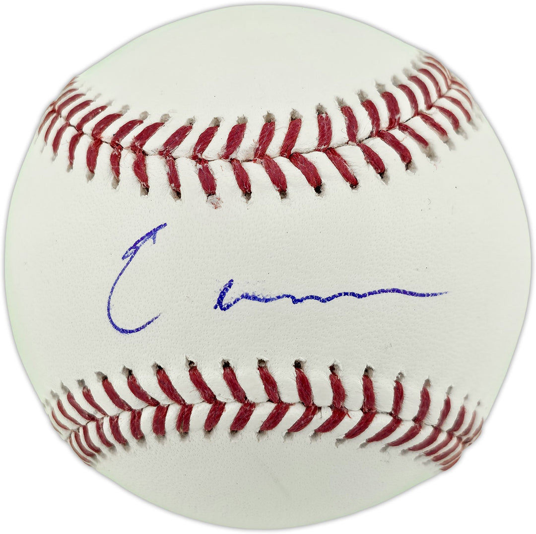 Elly De La Cruz Signed MLB Baseball Reds (Smudged) Beckett Witness #1W820225