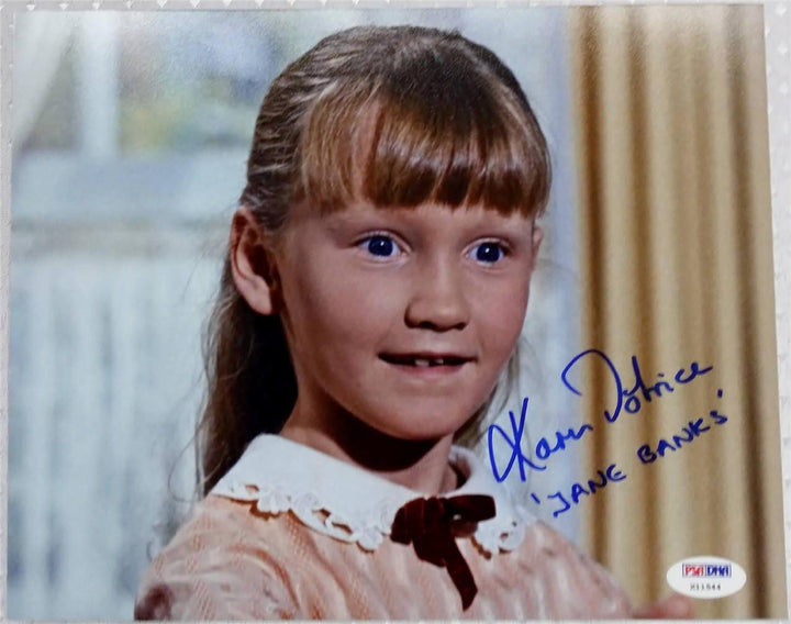 Karen Dotrice "Jane Banks" autograph signed Mary Poppins 8x10 photo PSA COA