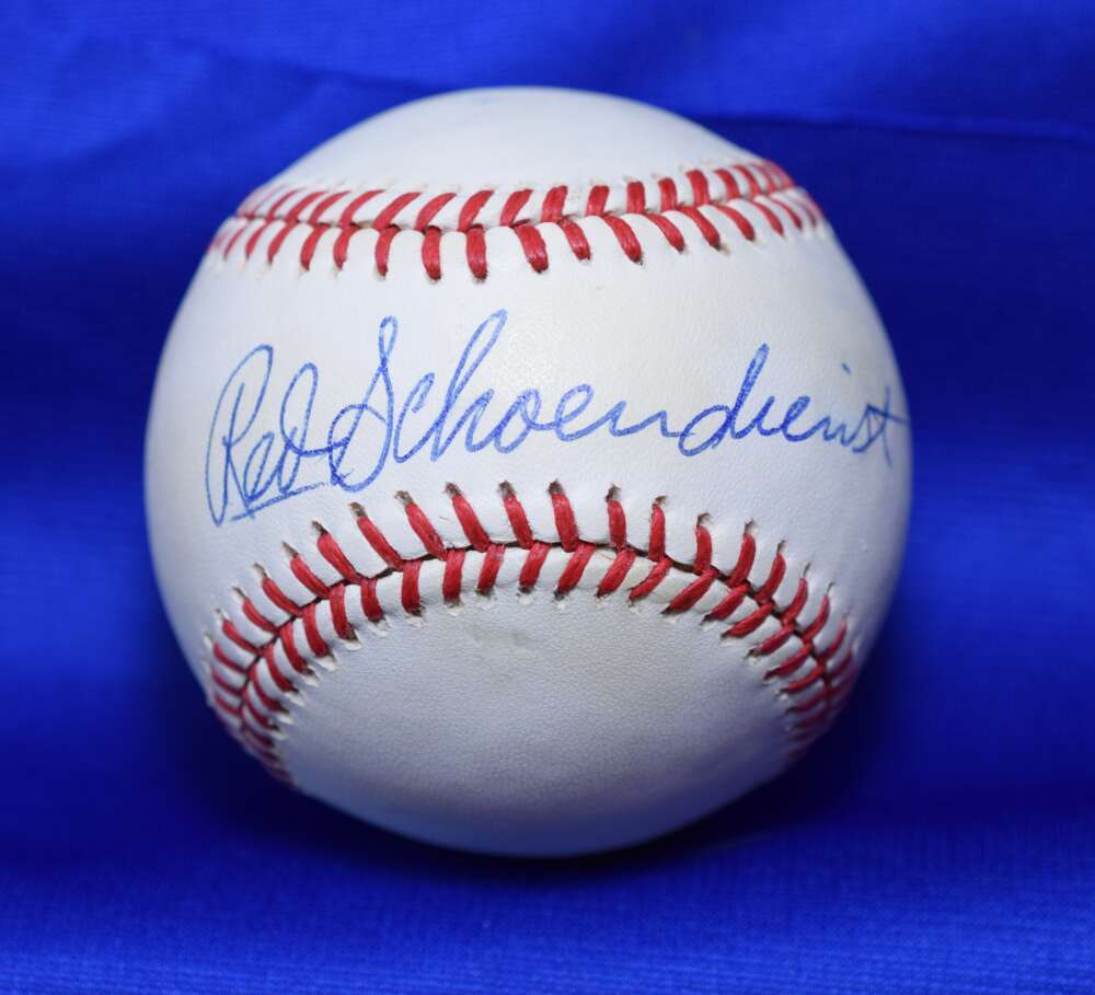 Red Schoendienst JSA COA Autograph National League Signed Baseball