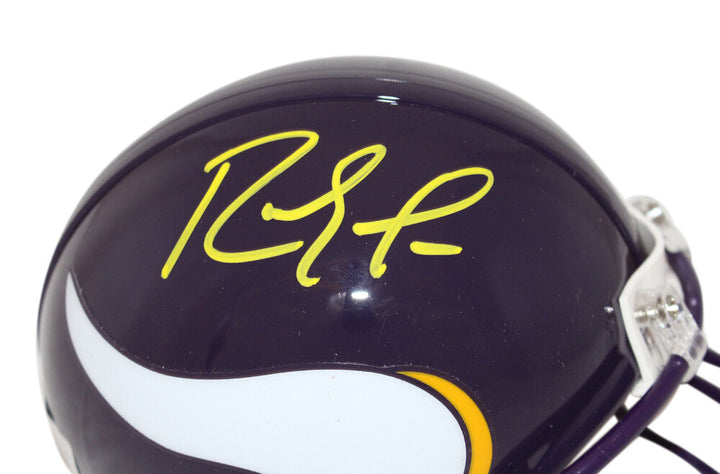 Randy Moss Signed Minnesota Vikings VSR4 '83-'01 Mini Helmet BAS 40221