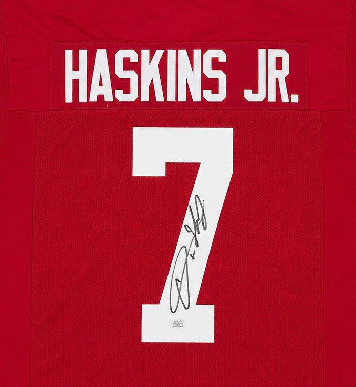 Ohio State Buckeyes Dwayne Haskins Signed Red Jersey JSA