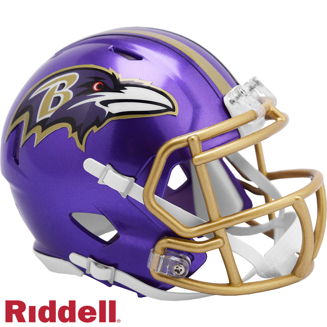Baltimore Ravens Flash Speed Mini Helmet Riddell New In Box 30711