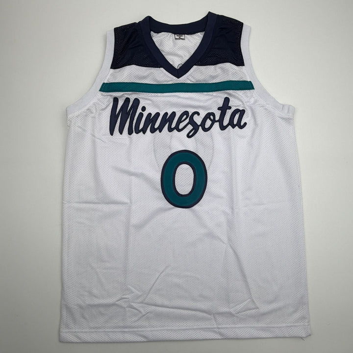Autographed/Signed Donte Divincenzo Minnesota White Jersey Beckett BAS COA