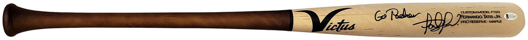 Fernando Tatis Jr. Signed Blonde Victus Game Model Bat San Diego Padres Beckett