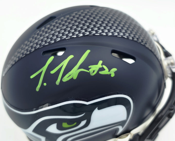 Josh Jobe Signed Seattle Seahawks Blue Speed Mini Helmet MCS Holo