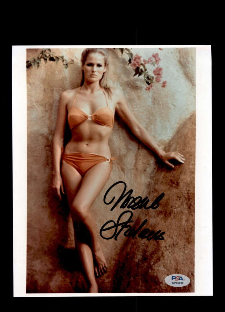 Ursula Andress PSA DNA Autographed 8x10 Photograph Signed