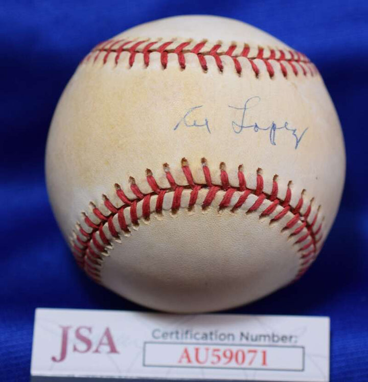 Al Lopez JSA Cert Autograph American League Signed Baseball