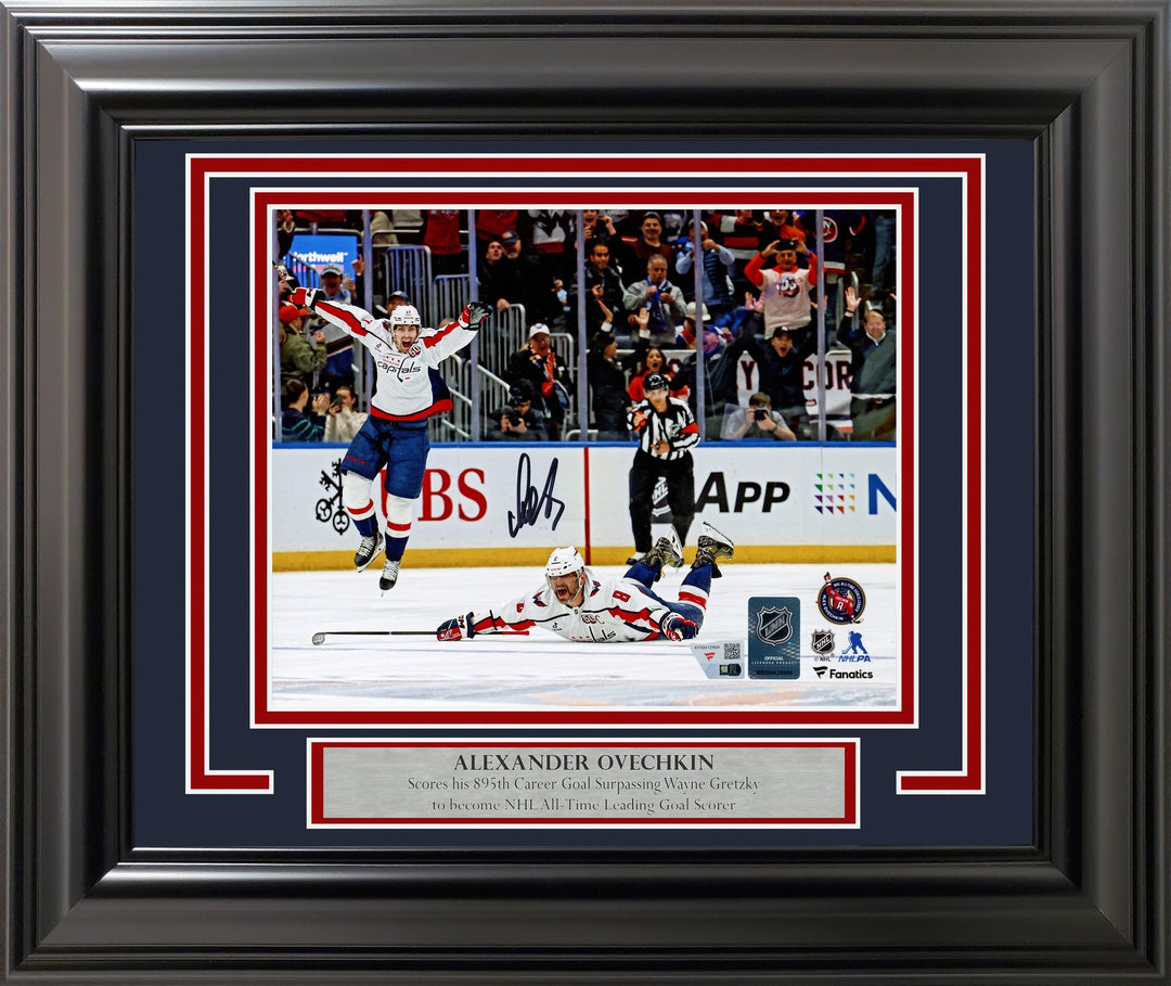 Alex Ovechkin Signed Framed 8x10 Photo Washington Capitals Fanatics Holo